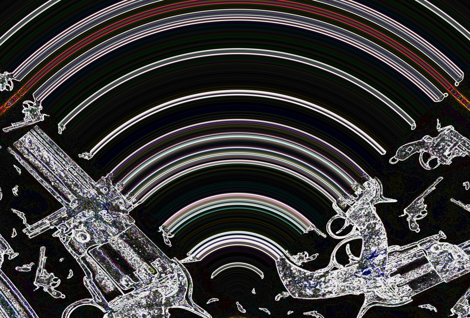 gun rainbow